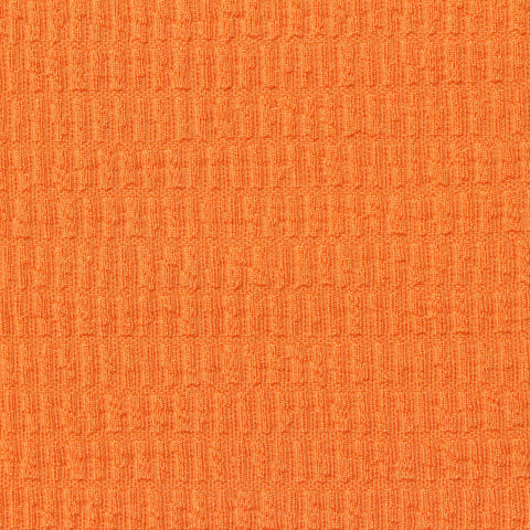 Jacquard Polyester Stretch Knit Fabric, 285 gsm, 165 cm — Orange