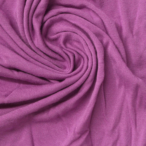 Viscose Polyester Jersey Knit Fabric, 160 gsm, 175 cm — Purple