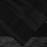 Striped Polyester Viscose Stretch Knit Fabric, 132 gsm, 145 cm — Black — photo 2