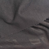 Dark Grey Tone-on-Tone Pointelle Knit, Polyester — photo 2