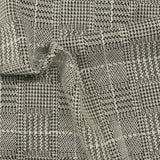 Black Fine-Houndstooth Jacquard, Poly-Viscose — photo 2