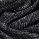 Dark Grey Heathered-Marl Interlock Knit, Polyester — photo 2