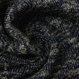 Dark Blue Marl French Terry, Poly-Viscose — photo 2