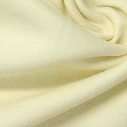 Polyester Cotton Scuba Knit Fabric, 330 gsm — Yellow