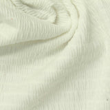 Polyester Cotton Stretch Crepe Fabric, 270 gsm, 102 cm — Beige — photo 2