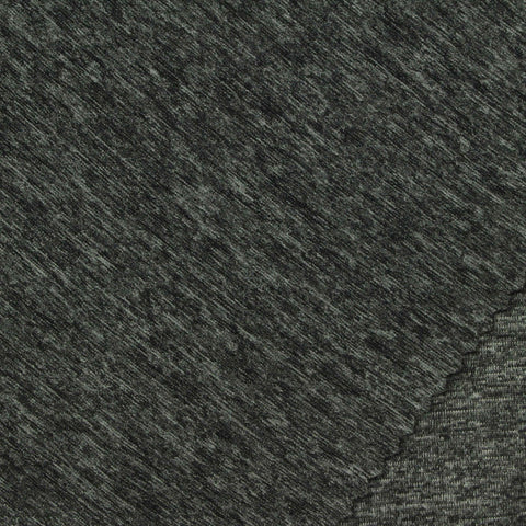 Dark Grey Marl Jersey Knit, Polyester, 295 gsm