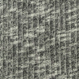 Black Heathered-Marl Rib Knit, Viscose-Poly — photo 2