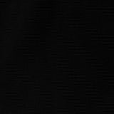 Black Ribbed Jersey Knit, Nylon — photo 2