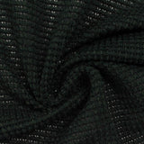 Viscose Polyester Stretch Jersey Knit Fabric, 260 gsm, 138 cm — Black — photo 2