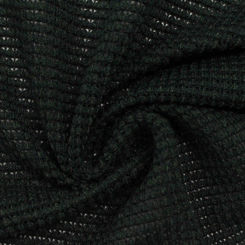 Viscose Polyester Stretch Jersey Knit Fabric, 260 gsm, 138 cm — Black
