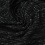 Black Marl Jersey Knit, Cotton-Poly — photo 2