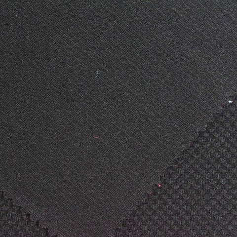 Dark Grey Geometric Jacquard, Polyester, 290 gsm
