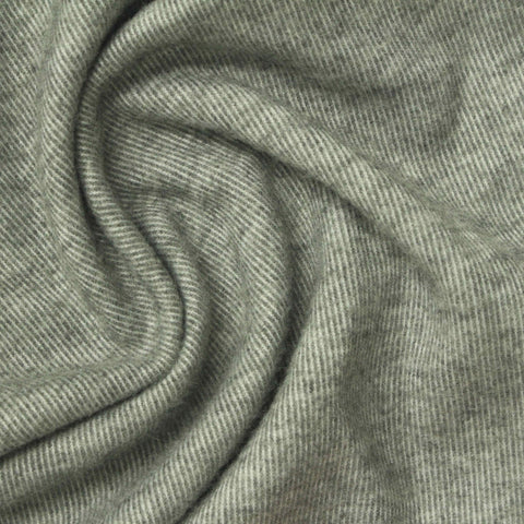 Heathered Grey-Green Marl Velvet, Polyester, 285 gsm