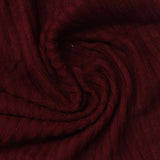 Brushed Polyester Viscose Stretch Rib Knit Fabric, 220 gsm, 152 cm — Red — photo 2