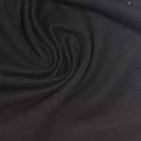 Polyester Cotton Jersey Knit Fabric, 240 gsm, 160 cm — Black — photo 2