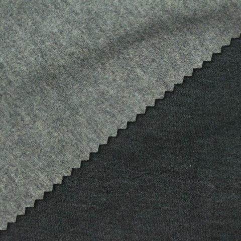 Dark Grey Heathered-Marl Velvet, Acrylic-Cotton