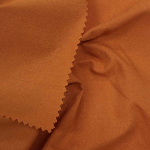 Polyester Cotton Poplin Fabric, 102 gsm, 148 cm — Orange