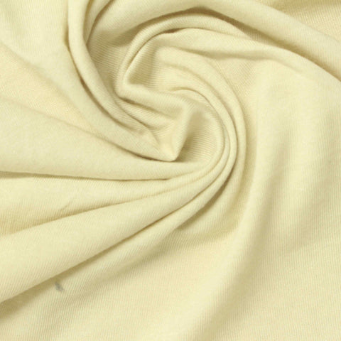 Cotton Modal Jersey Knit Fabric, 140 gsm, 155 cm — Yellow