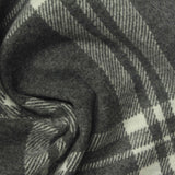 Dark Grey Plaid Jacquard, Poly-Viscose — photo 2