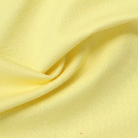 Viscose Nylon Stretch Ponte Knit Fabric, 370 gsm, 160 cm — Yellow