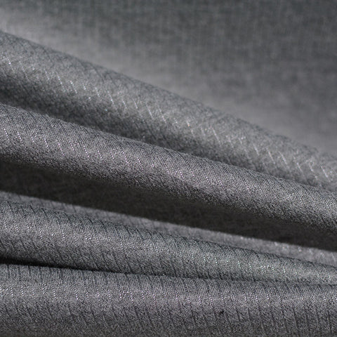 Grey Marl Jacquard, Poly-Viscose