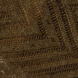 Olive Zigzag Chunky Knit, Polyester — photo 2