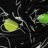 White Lines Ponte Knit, Viscose — photo 2