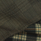 Black Bold-Plaid Interlock Knit, Polyester — photo 2