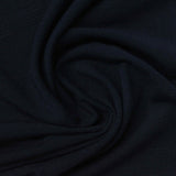 Striped Viscose Polyester Stretch Jersey Knit Fabric, 135 gsm, 180 cm — Navy — photo 2