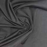 Polyester Stretch Milk Silk Knit Fabric, 165 gsm, 170 cm — Grey — photo 2
