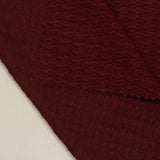 Burgundy Tone-on-Tone Crepe, Polyester — photo 2