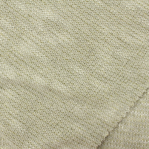 Light Beige Marl Chunky Knit, Viscose-Poly, 188 gsm