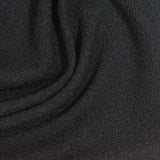 100% Polyester Interlock Knit Fabric, 210 gsm, 160 cm — Black — photo 2