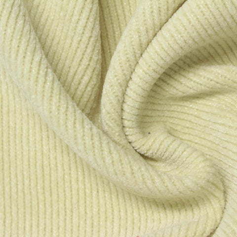 Polyester Stretch Chenille Fabric, 425 gsm, 155 cm — Khaki