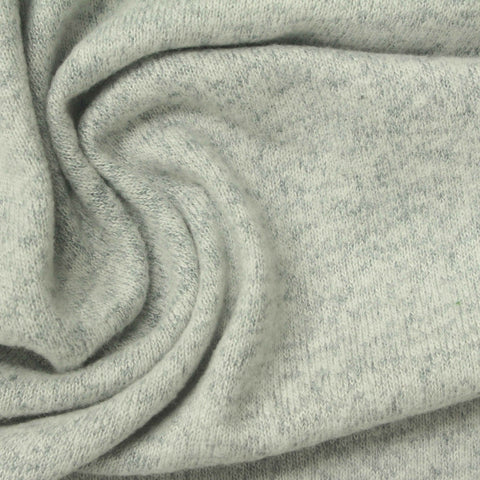 Light Grey Marl Jersey Knit, Viscose-Poly, 230 gsm