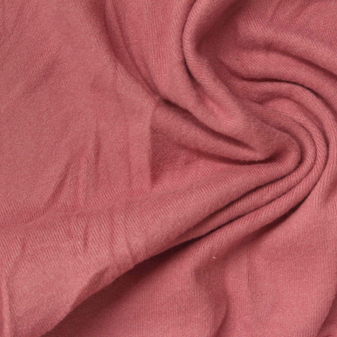 Polyester Stretch Rib Knit Fabric, 240 gsm, 193 cm — Pink