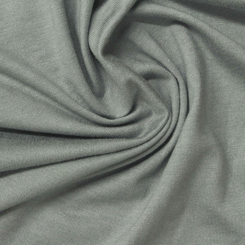 Viscose Stretch Jersey Knit Fabric, 180 gsm, 175 cm — Grey