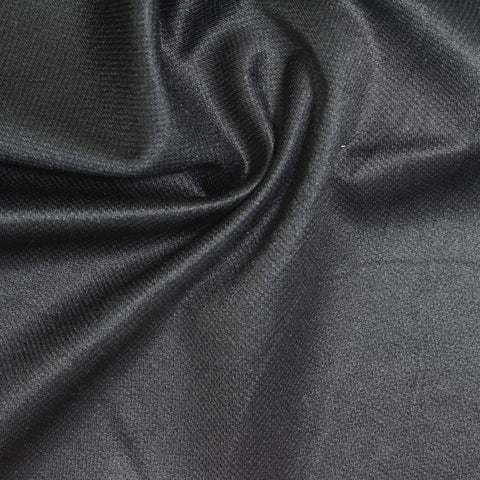 Nylon Stretch Piqué Knit Fabric, 191 gsm, 176 cm — Grey