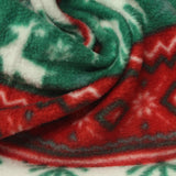 Red Geometric Fleece, Polyester — photo 2