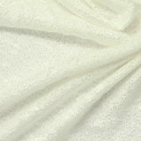 Polyester Stretch Chunky Knit Fabric, 150 gsm, 165 cm — White — photo 2