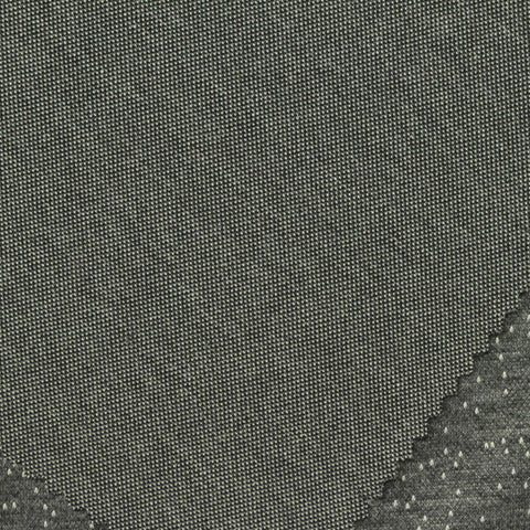 White Dots Ponte Knit, Poly-Viscose, 280 gsm