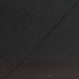 Polyester Stretch Rib Knit Fabric, 400 gsm, 150 cm — Black — photo 2