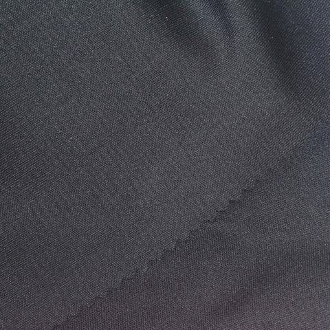100% Polyester Interlock Knit Fabric, 240 gsm, 170 cm — Navy