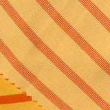 Orange Horizontal-Stripe Ponte Knit, Viscose-Poly — photo 2