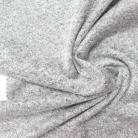Light Grey Marl Jersey Knit, 142 gsm