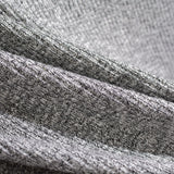 Black Heathered-Marl Rib Knit, Poly-Viscose — photo 2