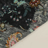 Orange Floral Knit, Polyester — photo 2