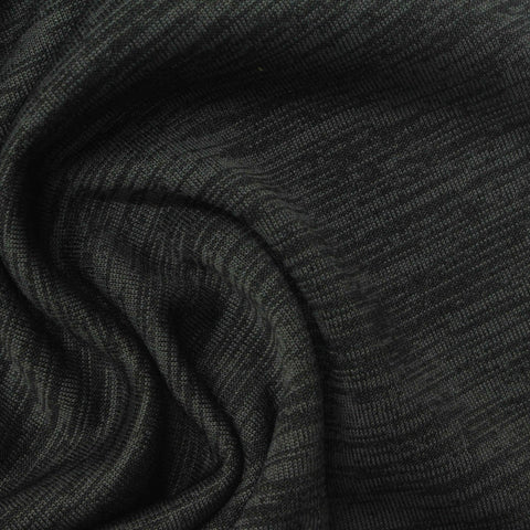 Dark Grey Heathered-Marl French Terry, Polyester