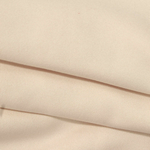 Birdseye Knit Fabric, 300 gsm, 170 cm — Beige