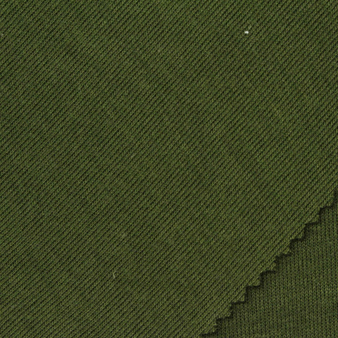 Green Marl Scuba Knit, Poly-Cotton, 246 gsm